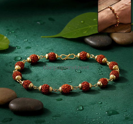 Rudraksha Bead Bracelet