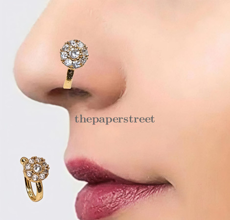 Nose Pin Gold/Silver Finish