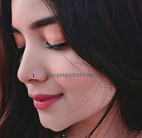 Pink Ruby Nose Ring
