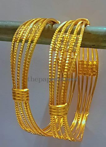 Twisted Rope Pattern Bangle