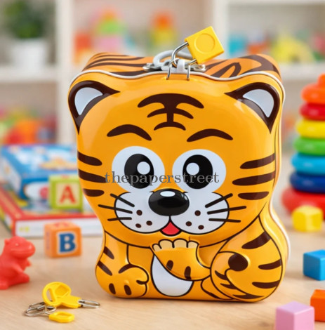 Cute Tiger Coin Bank