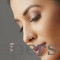 Gold Plated CZ Nose Ring