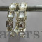 Rectangular Crystal Mirror Bangle